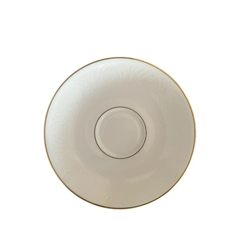 Lenox Hannah Gold Coffee / Tea Cup and Saucer | Discontinued